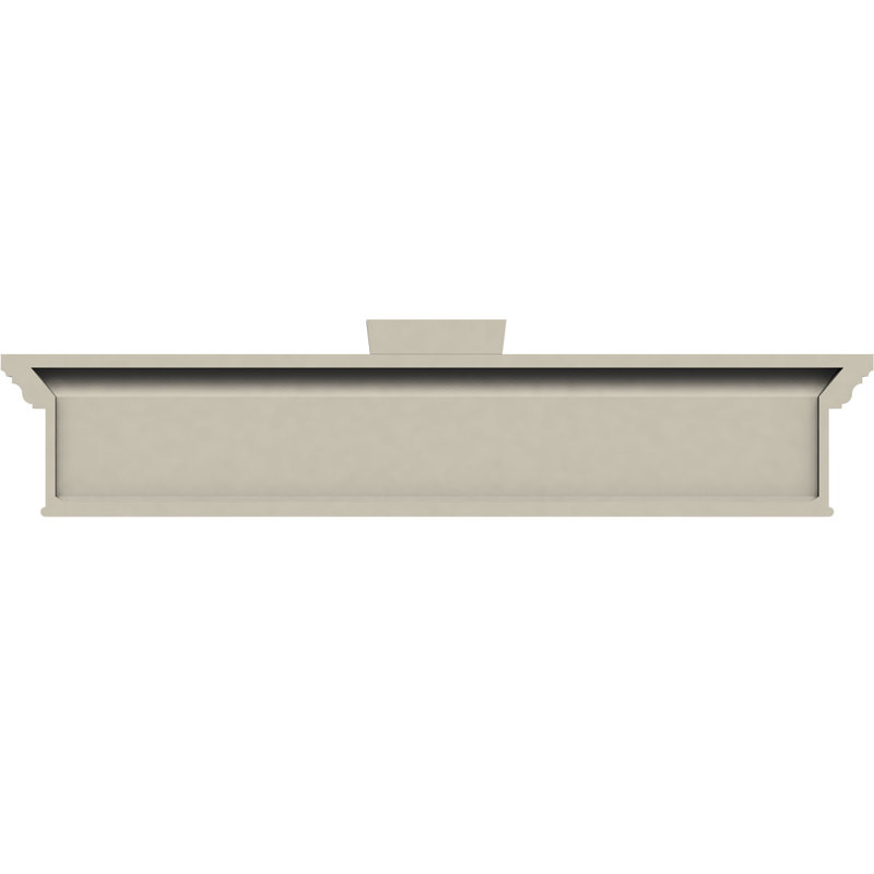 Endurathane Craftsman Crosshead with Bottom Trim w/ Flat Keystone, 38 inches