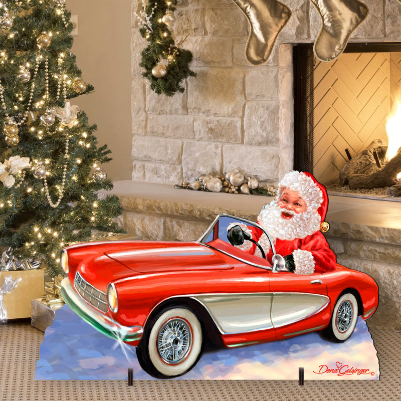 Décoration/figurine de jardin pour la maison de père noël