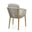 Chaise de salle à manger d'extérieur Turin 2 pièces