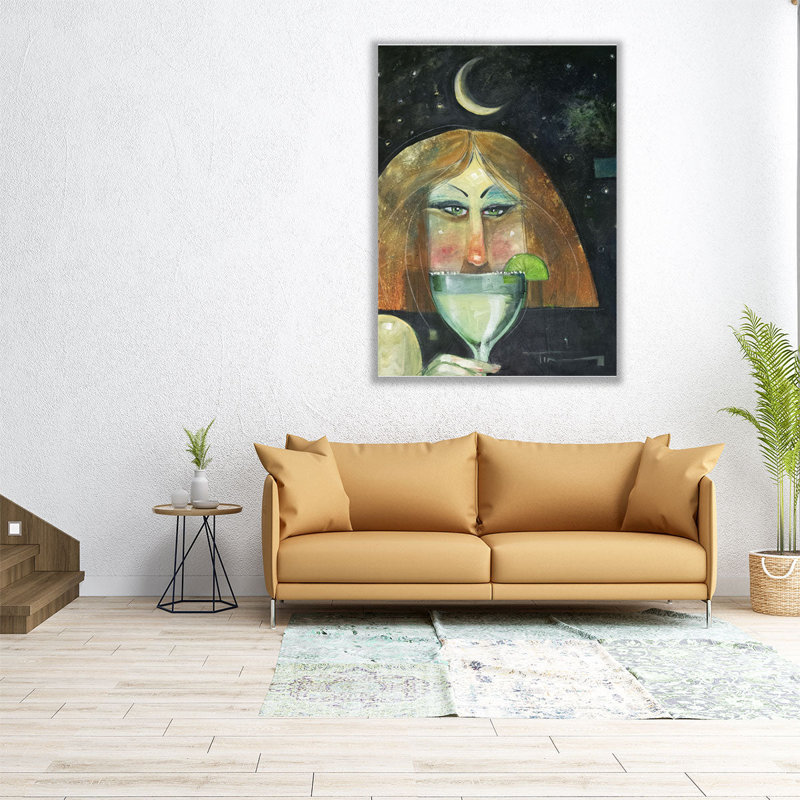 «Midnight Margarita», reproduction d'art sur toile, H 60 po x l 45 po