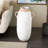 Brendyn Metal Antique Style Decorative White Vase with Terracotta Accents and Handles-1765081813