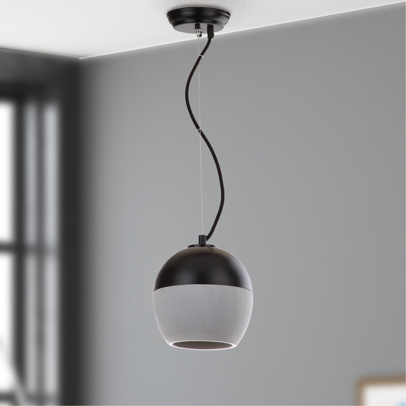 Luminaire sphère suspendu 1 lumières simple Driskill