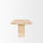 Jurine Mango Wood + Travertine Dining Table-99238348