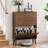 Medieval Modern Independent Shoe Cabinet With 2 Flip Drawers-188513091