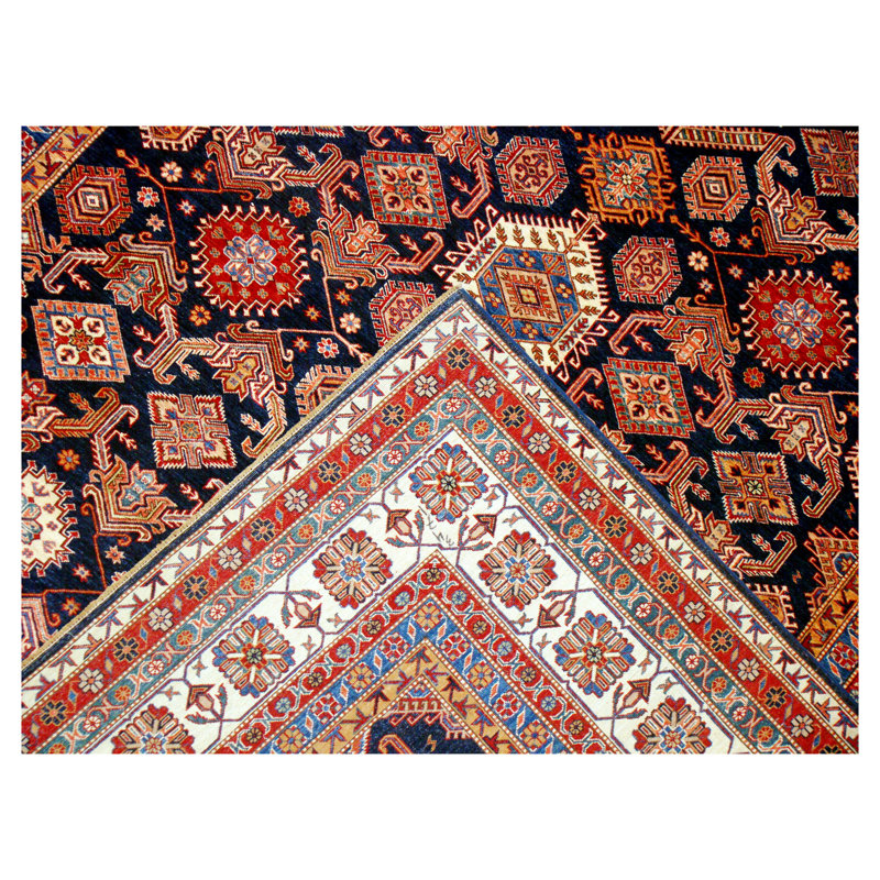 Kazak Wool Southwestern Area Rug