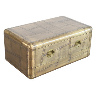 Pilot 1 - Drawer Cocktail Table In Brass