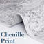 Tapis d'intérieur lavable Pasiak Chenille Mashine-1419640609