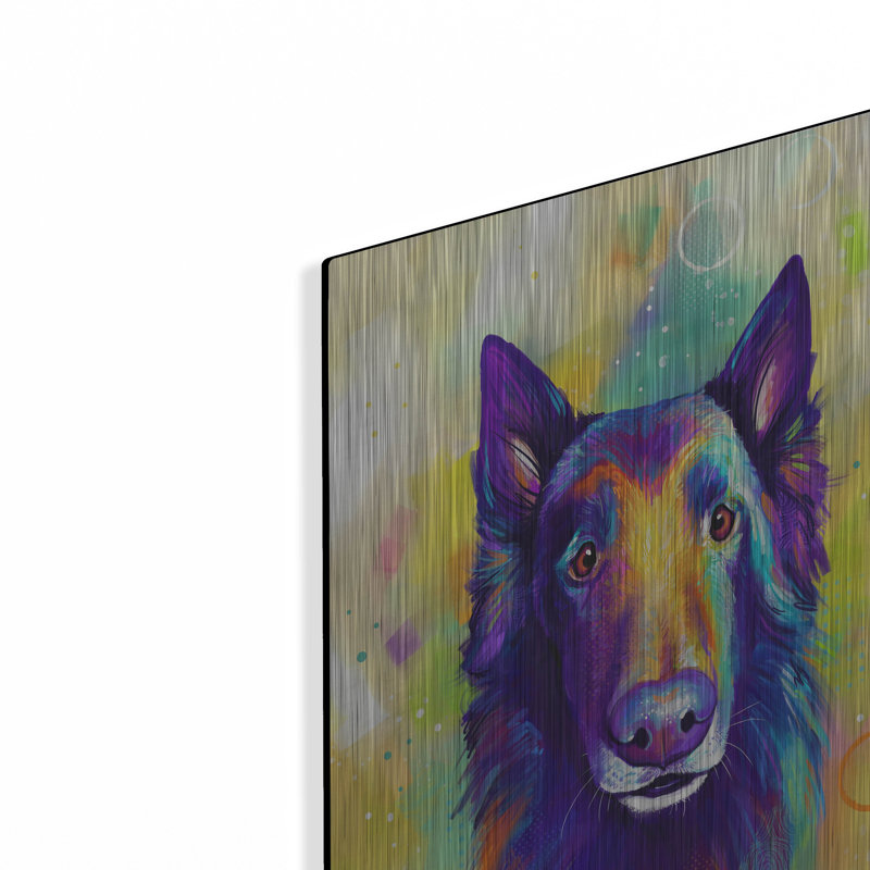 «Pop Art Rough Collie» par Furbaby Affiliates, H 16 po x l 12 po