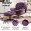 Fauteuil d'appoint avec repose-pieds Anouk-34165141
