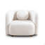 Fauteuil d'appoint carré, fauteuil rembourré en tissu Boucle-969198159