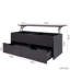 Table basse à plateau relevable avec rangement