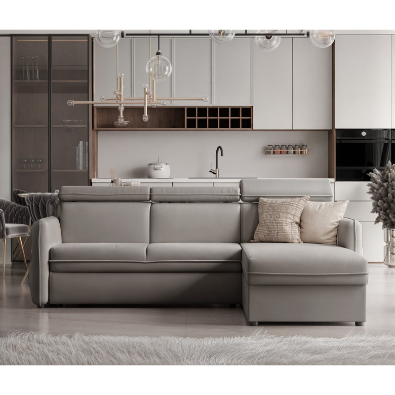 3 Seater Sofa Bed, Grey