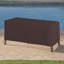 Couvercle de coffre rectangulaire robuste et imperméable pour repose-pieds-608046251-609149663