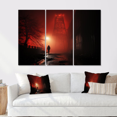 Ensemble de décoration murale usine paysage Ruby Radiance - usines