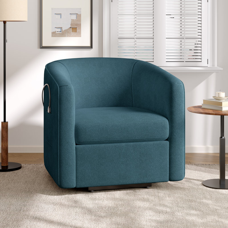 Fauteuil inclinable électrique confortable, revêtement en chenille, design moderne pour le salon