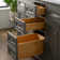 Currahee 54'' Free-standing Double Bathroom Vanity with Engineered Stone Vanity Top