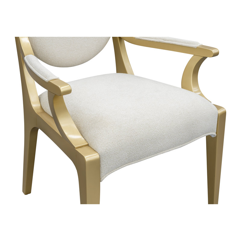 Scotts Square Dining Arm Chair - Light Champagne