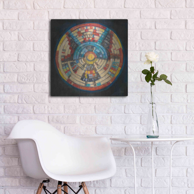 «Kachina Basket» par Carol Rowan, H 24 po x l 24 po