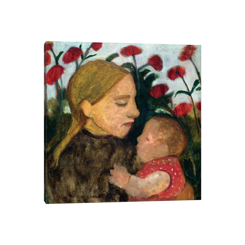 Mother And Child, C.1904 by Paula Modersohn-Becker - Wrapped Canvas Print, 45.72cm H x 45.72cm W x 1.91cm D