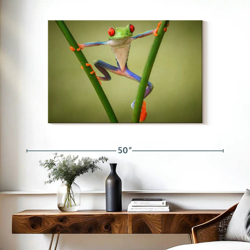 Frog Show Off, 26" H x 39" W