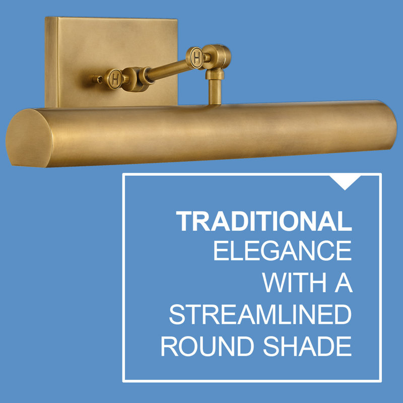 Hinkley Stokes Accent Light, Heritage Brass