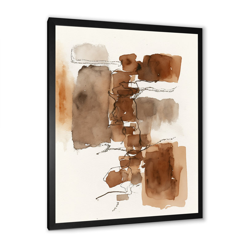 Aristel - reproduction sur toile, Impression noire sur toile encadrée, L 12 po x H 20 po