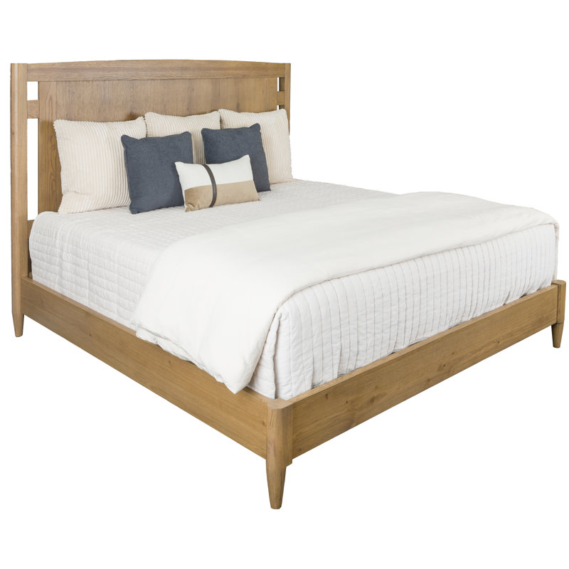 Maxwell Panel Headboard Design Bed, King, Sunlit Oak