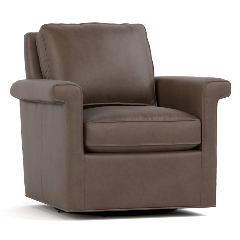 Chaise pivotante Belleville, Cuir véritable Alameda Cork