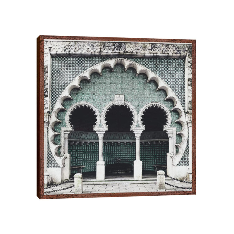 Mourisca by Ingrid Beddoes - Print on Canvas, Classic Brown Wood Framed, 66.04 cm H x 66.04 cm W