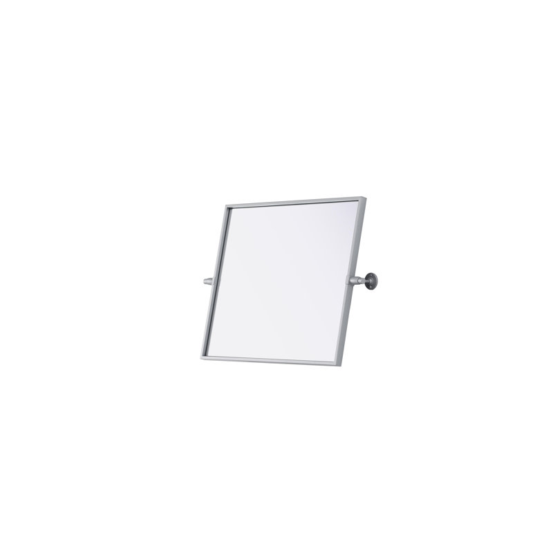 Amoura Pivot Mirror, 24" x 20", Silver