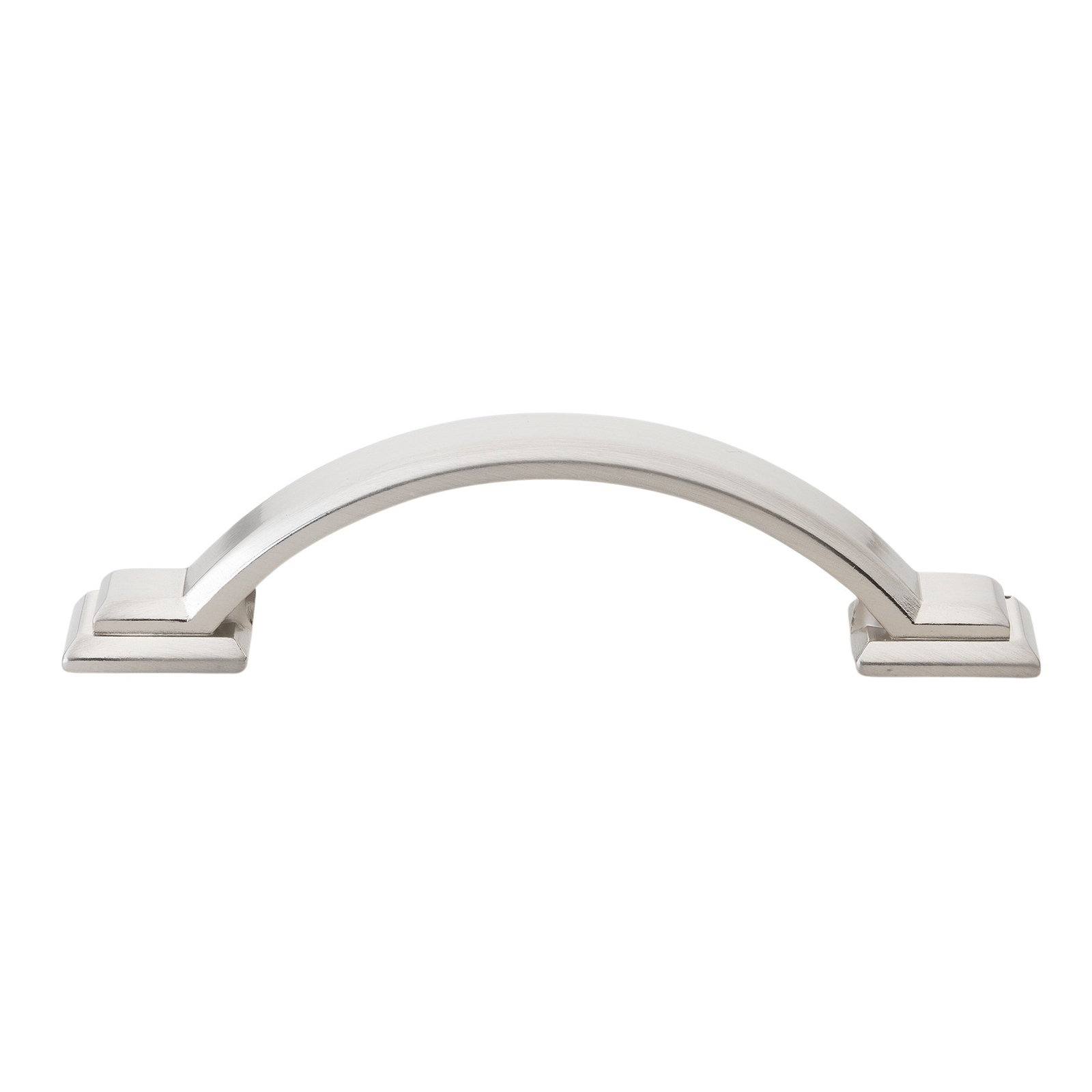 3" Center to Center Arch Pull, Satin Nickel