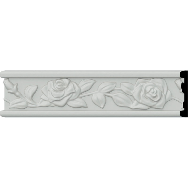Rail de chaise H 2 1/2 po x l 95 3/4 po x P 1/2 po