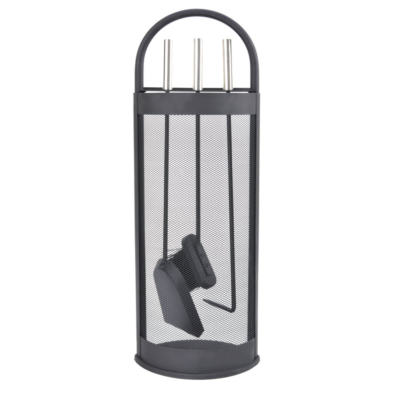 Steel Fireplace Tool Set