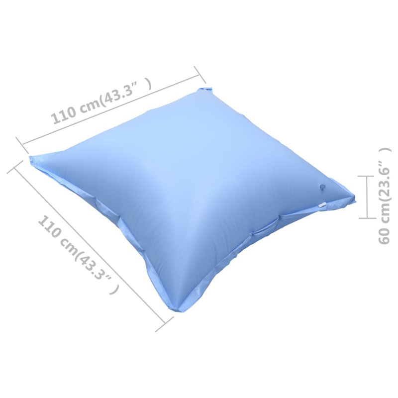 Blue Square Cushion