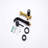 Wall Mount Faucet For Bathroom Sink Or Bathtub, Single Handle 2 Holes Brass Rough-In Valve Included-118546072