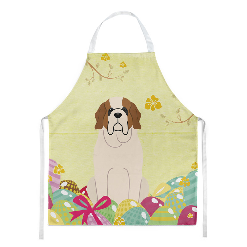 Tablier œufs de pâques, Jaune / crème, Saint-Bernard