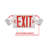 NICOR Lighting Thermoplastic LED Double Sided Emergency Exit Combo Sign