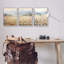 «A3-218», «In The Field Landscape», encadré sur bois, 3 pièces par Petals Prints-96159376-96159375
