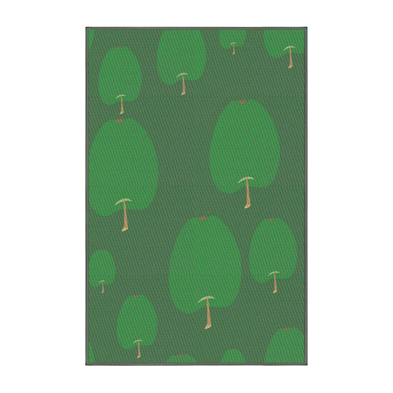 Tapis de zone verte à motif, Rectangle 2 pi x 4 pi