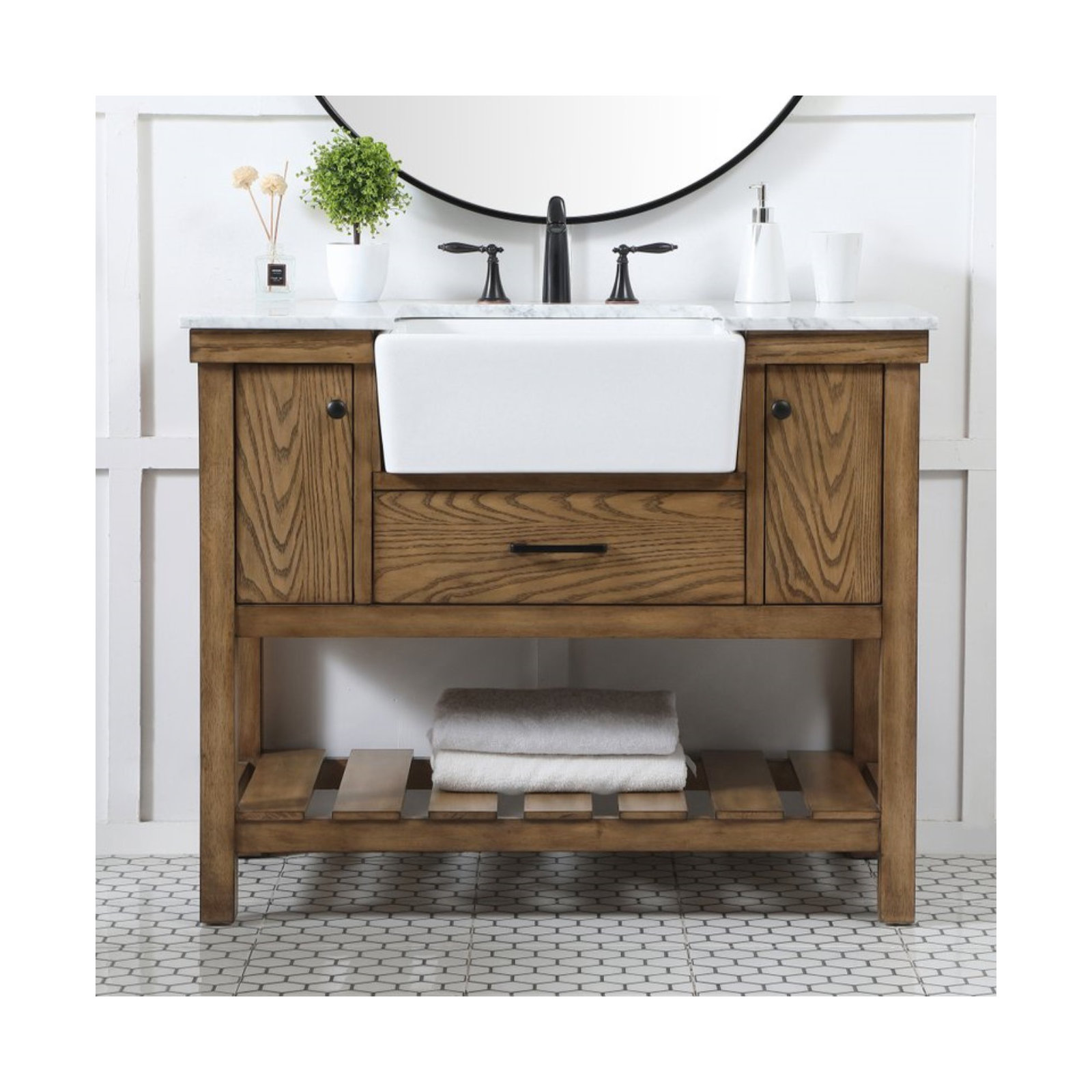Pelaghia 42'' Single Bathroom Vanity, Driftwood