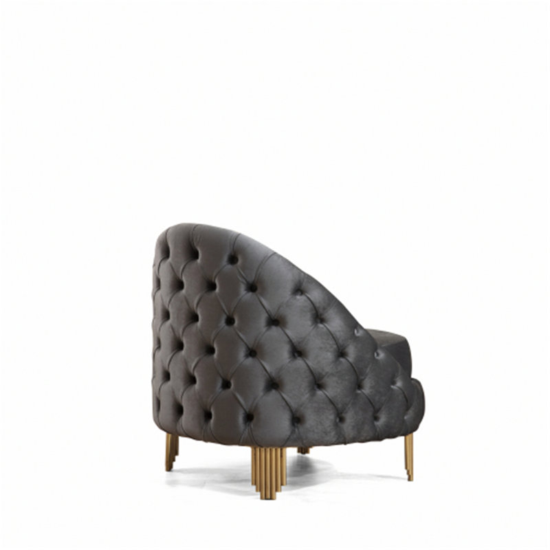 Accent Chair With Button-Tufted Design