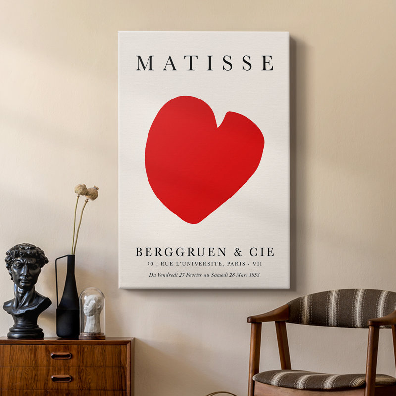 Matisse CCXV III, reproduction d'art encadrée sur mesure, galerie Cavas, H 60 po x l 40 po
