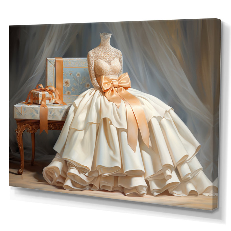 Lv Classic Couture II, reproduction d'art sur toile, H 16 po x l 32 po x P 1 po, Toile tendue