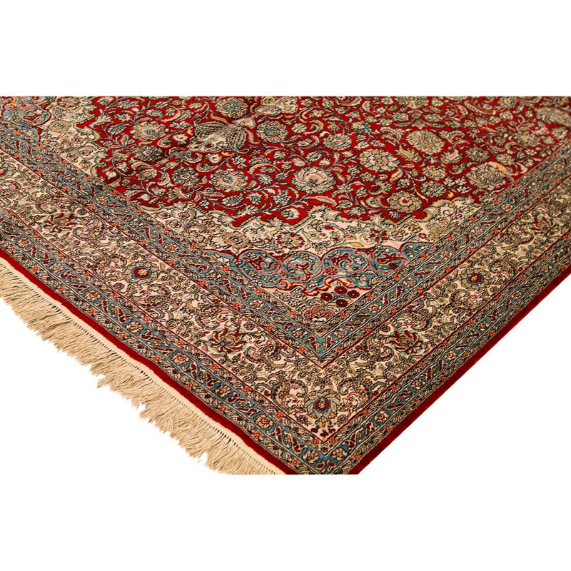 Hand Woven Silk Oriental Area Rug