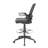 Backed Ergonomic Active Stool with Footrest