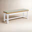 Banc rembourré en polyester Lana