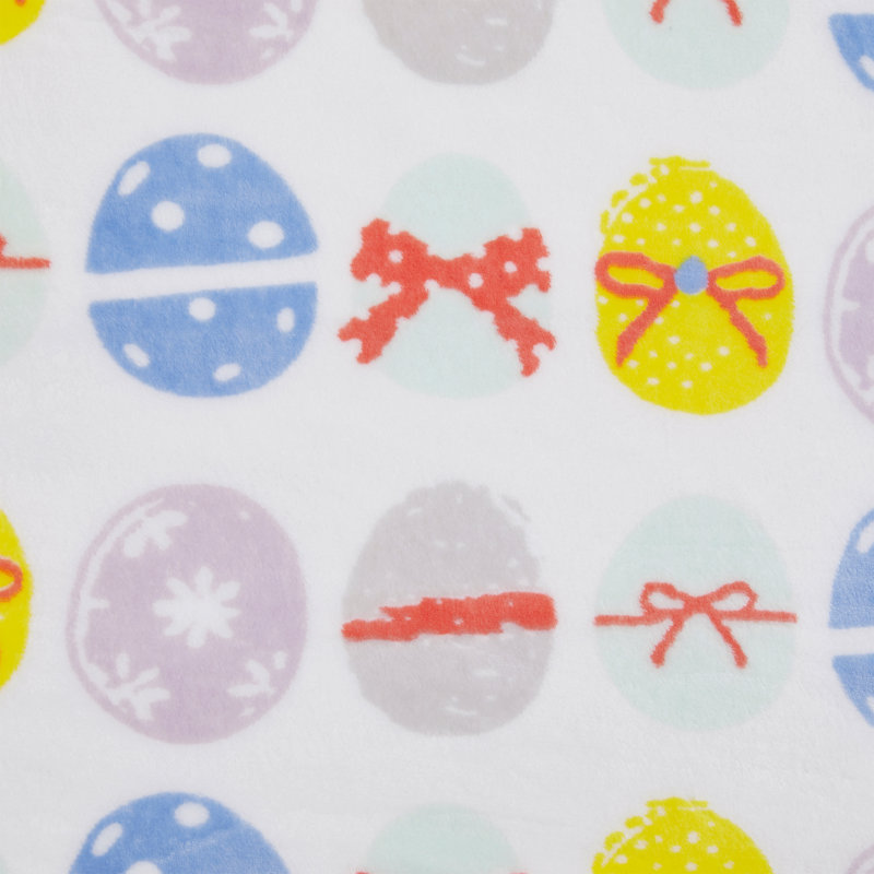 Kate Aurora Multi Easter Eggs Ultra Soft & Plush Oversized Accent Throw Blanket