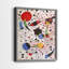 «Miro Memoirs I», reproduction encadrée de qualité supérieure - prête à être accrochée - aucun clou requis - aucun clou requis-309972030-309971909