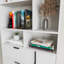 Bibliothèque cubes H 71 "x l 29,5" avec tablettes, tiroirs et portes-1527742801