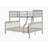 Gray Bunk Bed (Twin /Full)-1925258786